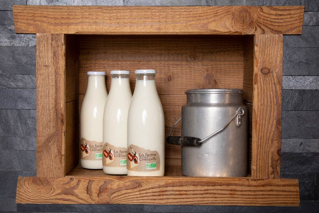 Lait Cru Entier Bio La ferme des Chenevifs